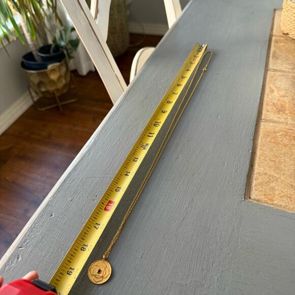 Satya Gold Tone Pendant & Necklace - Picture 6 of 8